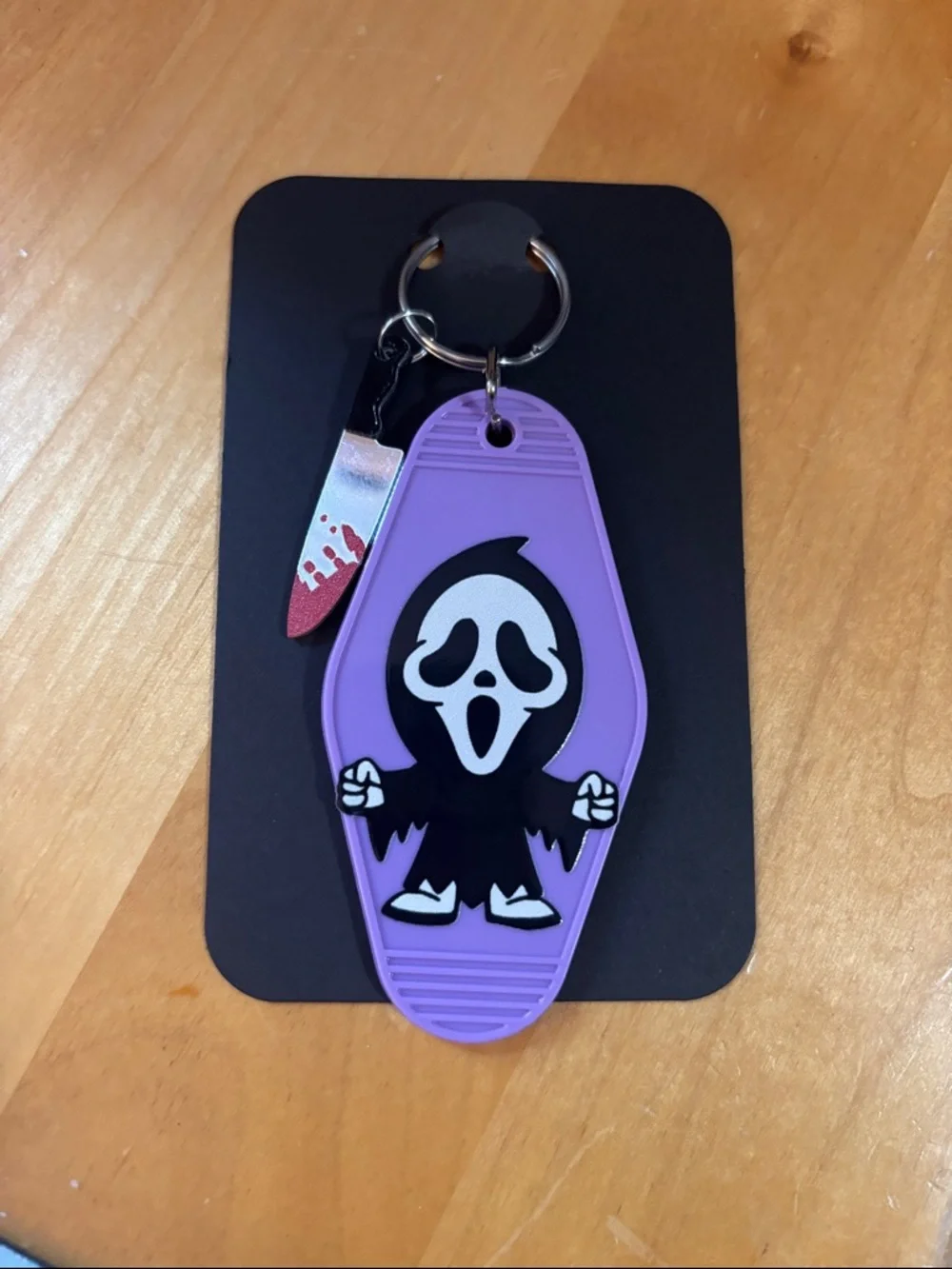 Horror Fandom Vibes Handcrafted motel keys chains: Pick 1 - Picture 4 of 6